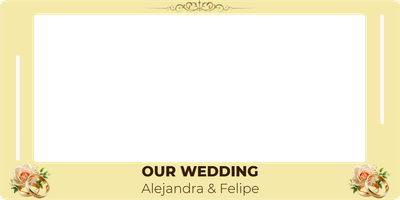 Custom Outdoor Selfie Frames Multiple Sizes Our Wedding