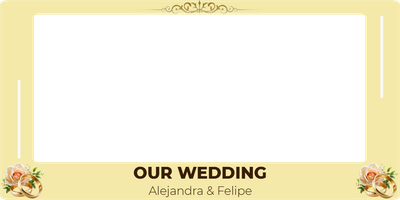 Custom Outdoor Selfie Frames Multiple Sizes Our Wedding