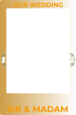Custom Outdoor Selfie Frames Multiple Sizes Our Wedding