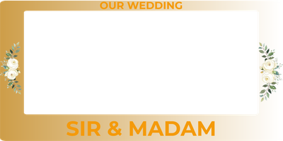 Custom Outdoor Selfie Frames Multiple Sizes Our Wedding