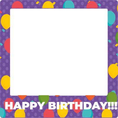 Custom Outdoor Selfie Frames Multiple Sizes Happy Birthday!!!