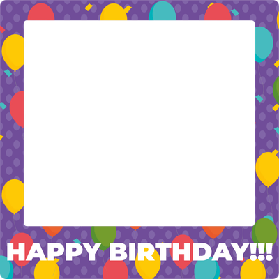 Custom Outdoor Selfie Frames Multiple Sizes Happy Birthday!!!