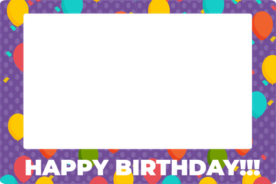 Custom Outdoor Selfie Frames Multiple Sizes Happy Birthday!!!