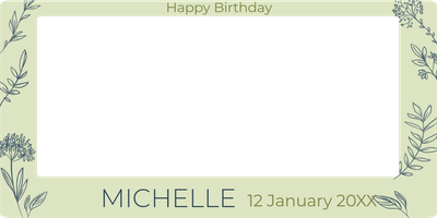 Custom Outdoor Selfie Frames Multiple Sizes Michelle 2XX