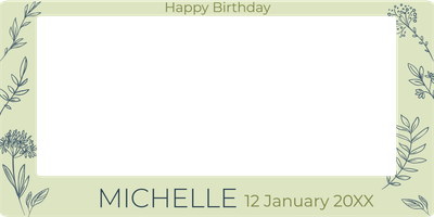 Custom Outdoor Selfie Frames Multiple Sizes Michelle 2XX