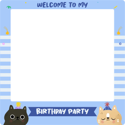 Custom Outdoor Selfie Frames Multiple Sizes Birthday Party