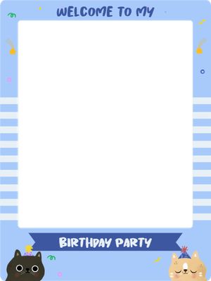 Custom Outdoor Selfie Frames Multiple Sizes Birthday Party