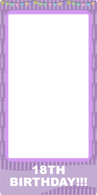 Custom Outdoor Selfie Frames Multiple Sizes 18Th Birthday