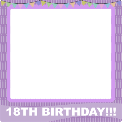 Custom Outdoor Selfie Frames Multiple Sizes 18Th Birthday