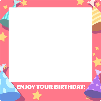 Custom Outdoor Selfie Frames Multiple Sizes Enjoy Your Birthday