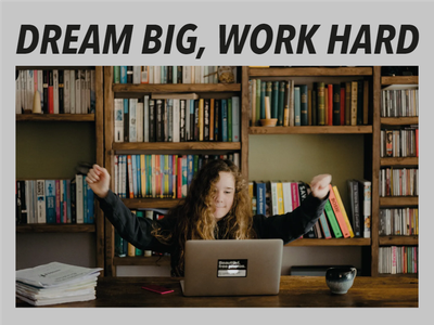 Custom Outdoor Yard Signs Multiple Sizes Dream Big