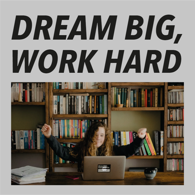 Custom Outdoor Yard Signs Multiple Sizes Dream Big