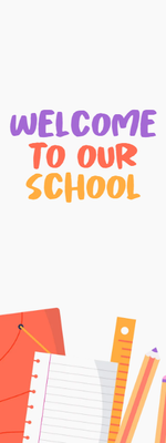 Custom Outdoor Yard Signs Multiple Sizes Welcome To Our School