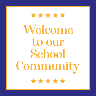 Custom Outdoor Yard Signs Multiple Sizes Welcome School Community