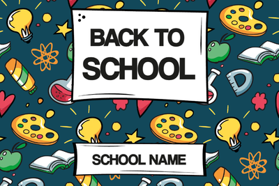 Custom Outdoor Yard Signs Multiple Sizes Back To School Now