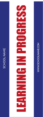 Custom Outdoor Yard Signs Multiple Sizes Learning In Progress Sign