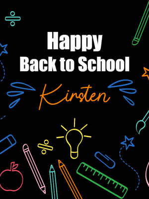 Custom Outdoor Yard Signs Multiple Sizes Back To School Sign