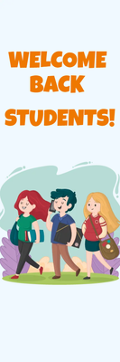 Custom Outdoor Yard Signs Multiple Sizes Welcome Back Students