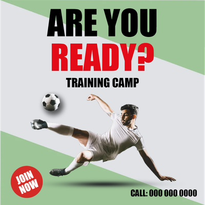 Custom Outdoor Yard Signs Multiple Sizes Training Camp