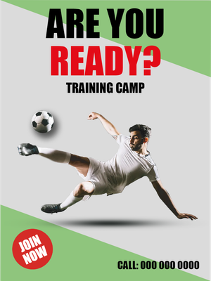 Custom Outdoor Yard Signs Multiple Sizes Training Camp