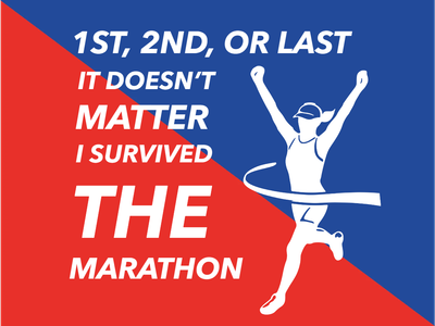 Custom Outdoor Yard Signs Multiple Sizes The Marathon