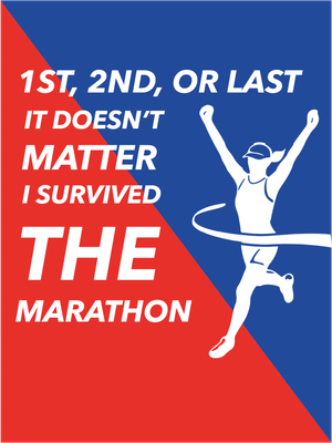 Custom Outdoor Yard Signs Multiple Sizes The Marathon