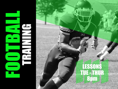 Custom Outdoor Yard Signs Multiple Sizes Football Training