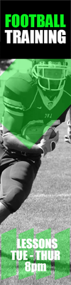 Custom Outdoor Yard Signs Multiple Sizes Football Training