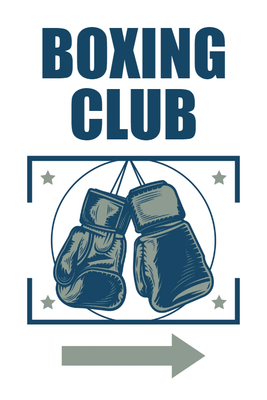 Custom Outdoor Yard Signs Multiple Sizes Boxing Club