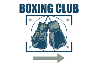 Custom Outdoor Yard Signs Multiple Sizes Boxing Club