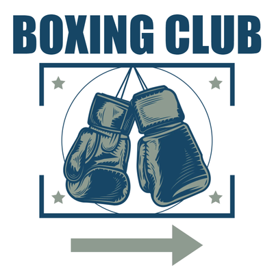 Custom Outdoor Yard Signs Multiple Sizes Boxing Club