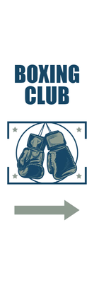 Custom Outdoor Yard Signs Multiple Sizes Boxing Club
