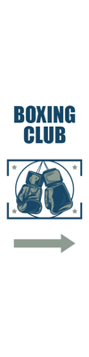 Custom Outdoor Yard Signs Multiple Sizes Boxing Club