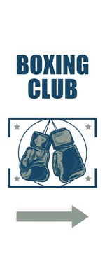 Custom Outdoor Yard Signs Multiple Sizes Boxing Club