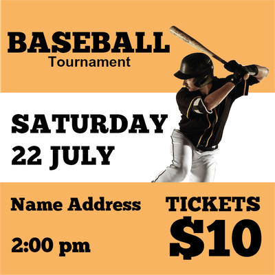 Custom Outdoor Yard Signs Multiple Sizes Baseball Tournament