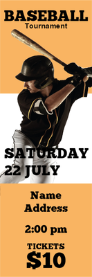 Custom Outdoor Yard Signs Multiple Sizes Baseball Tournament