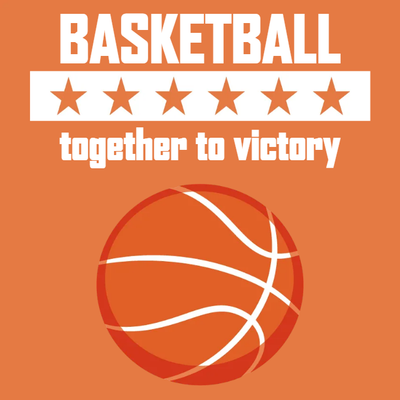 Custom Outdoor Yard Signs Multiple Sizes Basketball Together Victory