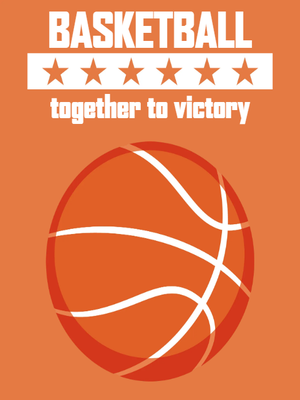 Custom Outdoor Yard Signs Multiple Sizes Basketball Together Victory