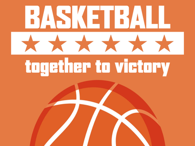Custom Outdoor Yard Signs Multiple Sizes Basketball Together Victory