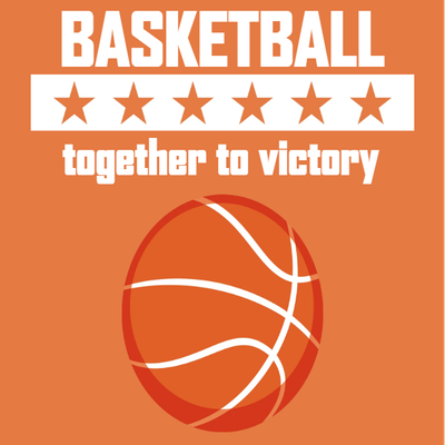 Custom Outdoor Yard Signs Multiple Sizes Basketball Together Victory