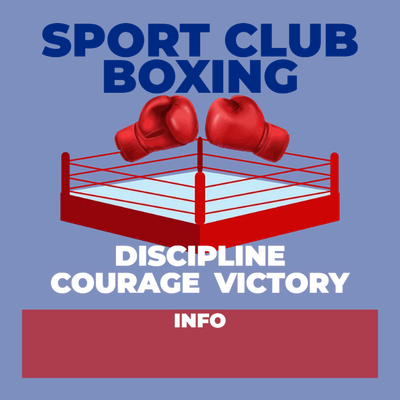 Custom Outdoor Yard Signs Multiple Sizes Sports Club Boxing