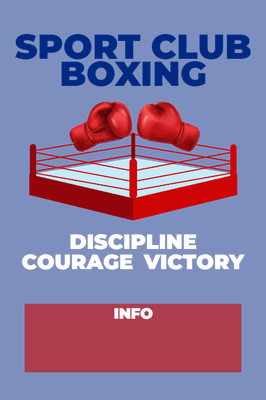 Custom Outdoor Yard Signs Multiple Sizes Sports Club Boxing