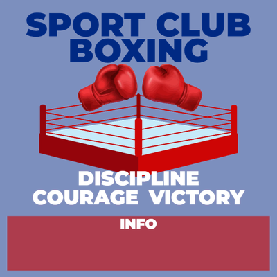 Custom Outdoor Yard Signs Multiple Sizes Sports Club Boxing