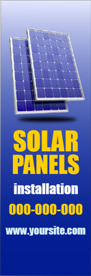 Custom Outdoor Yard Signs Multiple Sizes Solar Installation