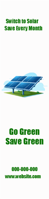 Custom Outdoor Yard Signs Multiple Sizes Switch to Solar Save Every Month