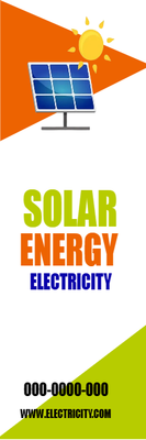 Custom Outdoor Yard Signs Multiple Sizes Solar Energy Electricity
