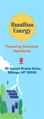 Custom Outdoor Yard Signs Multiple Sizes Rural Sun Energy