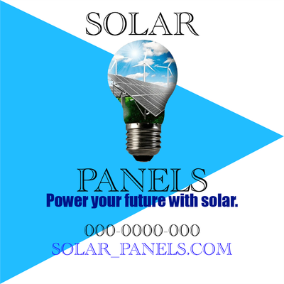 Custom Outdoor Yard Signs Multiple Sizes Power your Future With Solar
