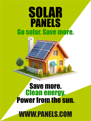 Custom Outdoor Yard Signs Multiple Sizes Go solar Save More
