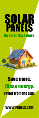 Custom Outdoor Yard Signs Multiple Sizes Go solar Save More